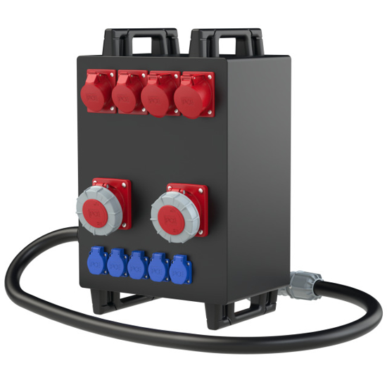 Picture of Quadro distribuição móvel ZIRL 3x18 módulos IP54