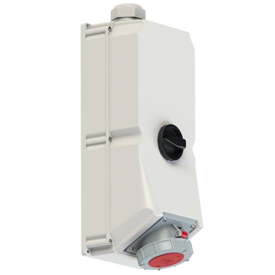 Picture of Tomada mural c/ interruptor bloqueio IP67 125A 3P+T 400V