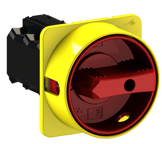 Picture of Interruptor A104 3P 20A fix. frontal 4f, espelho AM/VM (3x🔒)