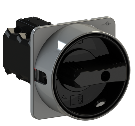 Picture of Interruptor A104 3P 20A fix. frontal 4f, espelho CZ/PT (3x🔒)