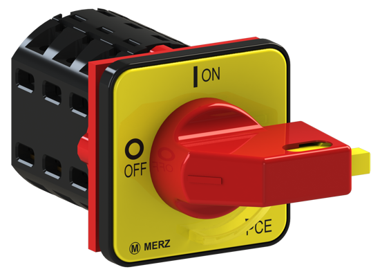 Picture of Interruptor A105 4P 25A fix. base 4f, espelho AM/VM (2x🔒)