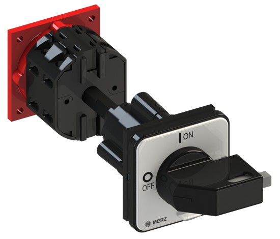 Picture of Interruptor A105 2P 25A fix. base 4f, espelho CZ/PT (2x🔒)