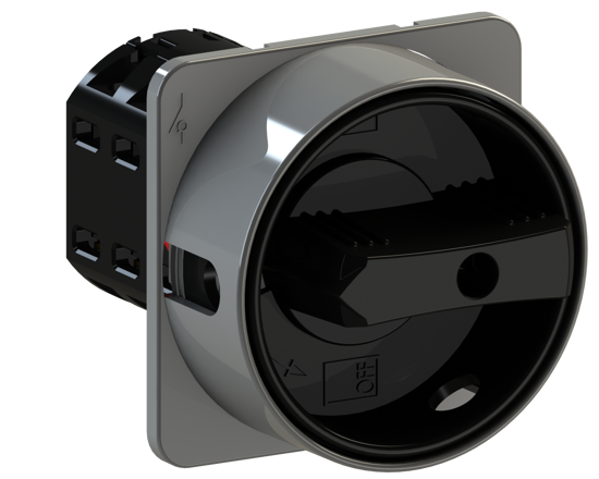 Picture of Interruptor A105 3P 25A fix. frontal 4f, espelho CZ/PT (3x🔒)