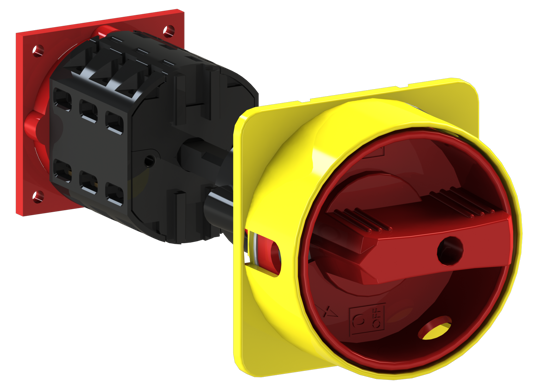 Picture of Interruptor A105 3P 25A fix. base 4f, espelho AM/VM (3x🔒)