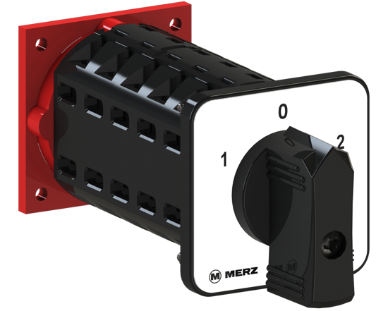 Picture of Inversor de linha 1-0-2 4P 25A fixação p/ base