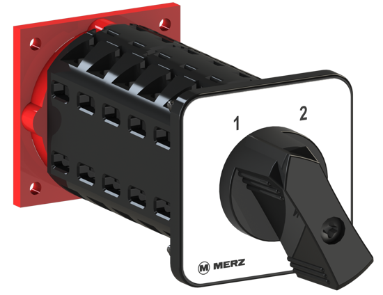 Picture of Inversor de linha 1-2 4P 25A fixação p/ base