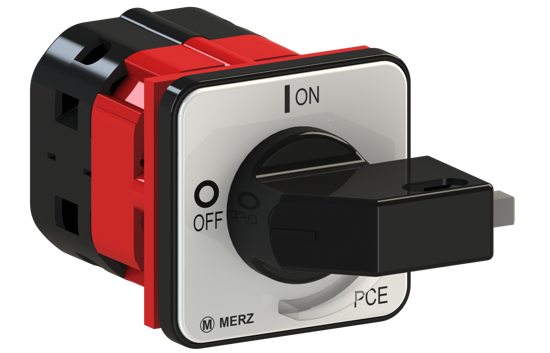 Picture of Interruptor A151 1P 32A fix. frontal 4f, espelho CZ/PT (2x🔒)