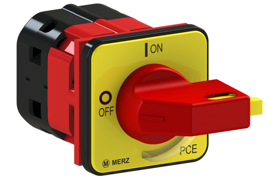 Picture of Interruptor A151 2P 32A fix. frontal 4f, espelho AM/VM (2x🔒)