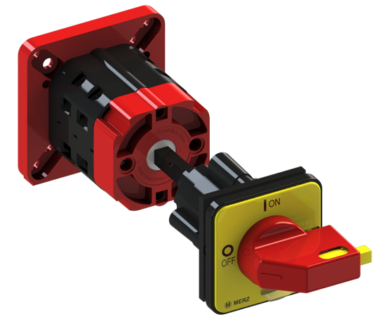 Picture of Interruptor A151 3P 32A fix. base 4f, espelho AM/VM (2x🔒)