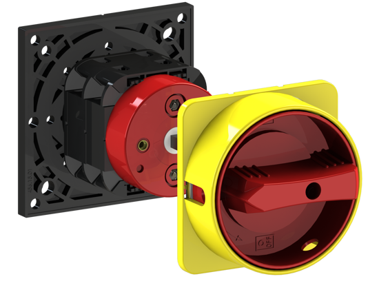 Picture of Interruptor A451 3P 63A fix. base 4f, espelho AM/VM (3x🔒)