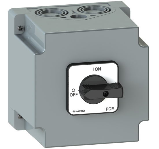 Picture of Interruptor ON-OFF A451 2P 63A em caixa c/espelho CZ/PT