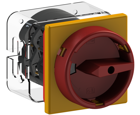 Picture of Interruptor A656 3P 80A fix. frontal 4f, espelho AM/VM (3x🔒)