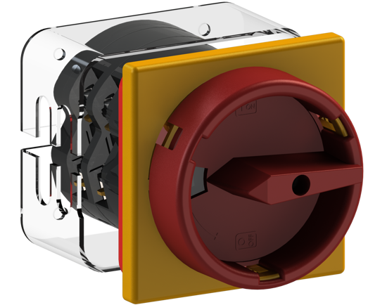 Picture of Interruptor A656 4P 80A fix. frontal 4f, espelho AM/VM (3x🔒)