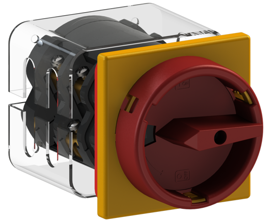Picture of Interruptor A756 3P 125A fix. frontal 4f, espelho AM/VM (3x🔒)