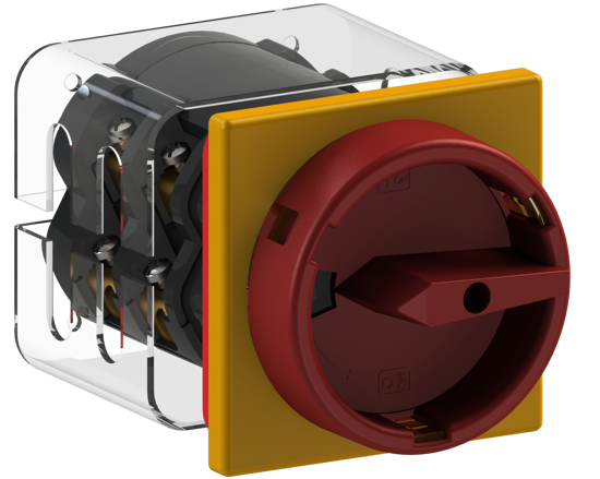 Picture of Interruptor A756 4P 125A fix. frontal 4f, espelho AM/VM (3x🔒)