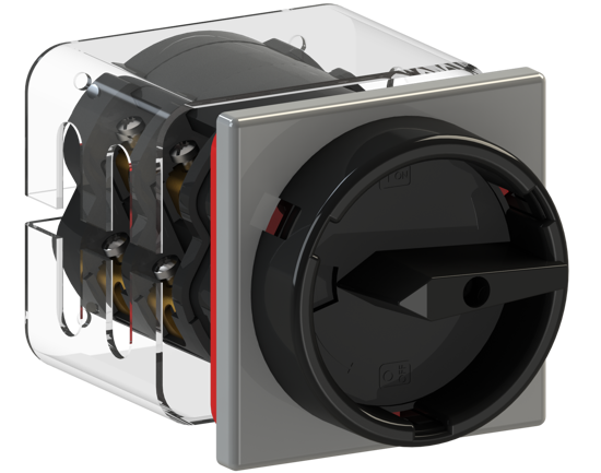 Picture of Interruptor A756 4P 125A fix. frontal 4f, espelho CZ/PT (3x🔒)