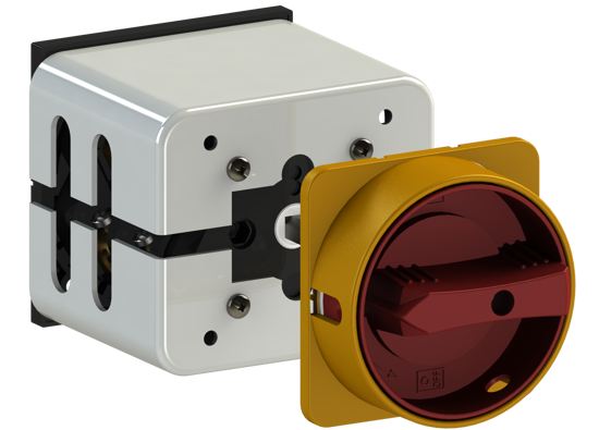 Picture of Interruptor A756 4P 125A fix. base 4f, espelho AM/VM (3x🔒)