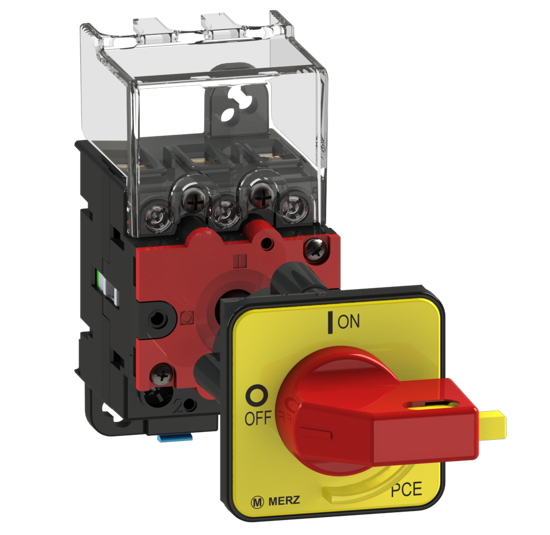 Picture of Interruptor ML1 3P 25A fix. base 2f/DIN, espelho AM/VM (2x🔒)