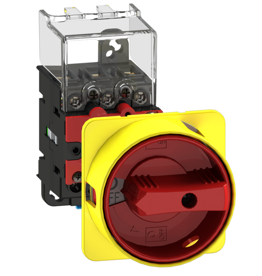Picture of Interruptor ML1 3P 25A fix. base 2f/DIN, espelho AM/VM (3x🔒)