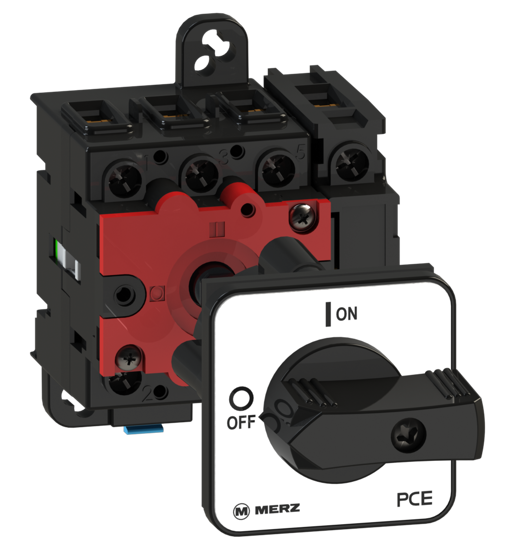 Picture of Interruptor ML1 4P 25A fix. base 2f/DIN, espelho CZ/PT