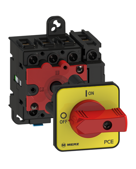 Picture of Interruptor ML1 4P 40A fix. base 2f/DIN, espelho AM/VM