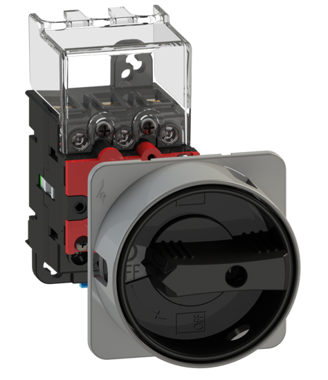 Picture of Interruptor ML1 3P 40A fix. base 2f/DIN, espelho CZ/PT (3x🔒)