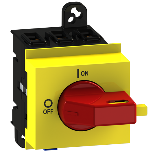 Picture of Interruptor ML1 3P 40A modular fix. base 2f/DIN, espelho AM/VM (2x🔒)