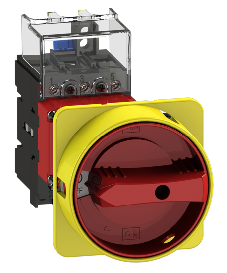 Picture of Interruptor ML2 3P 63A fix. base 2f/DIN, espelho AM/VM (3x🔒)