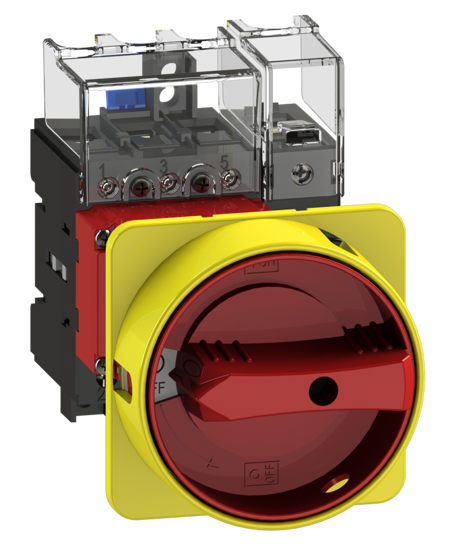 Picture of Interruptor ML2 4P 63A fix. base 2f/DIN, espelho AM/VM (3x🔒)