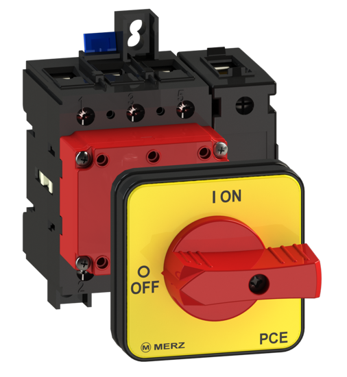 Picture of Interruptor ML2 4P 63A fix. base 2f/DIN, espelho AM/VM