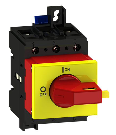 Picture of Interruptor ML2 3P 63A modular fix. base 2f/DIN, espelho AM/VM (2x🔒)