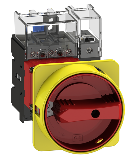 Picture of Interruptor ML2 4P 80A fix. base 2f/DIN, espelho AM/VM (3x🔒)