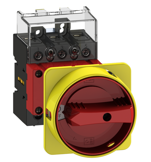 Picture of Interruptor ML3 3P 125A fix. base 2f/DIN, espelho AM/VM (3x🔒)
