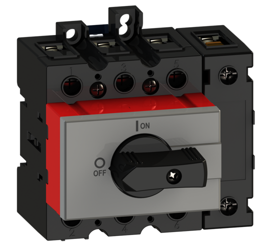 Picture of Interruptor ML3 4P 125A modular fix. base 2f/DIN, espelho CZ/PT