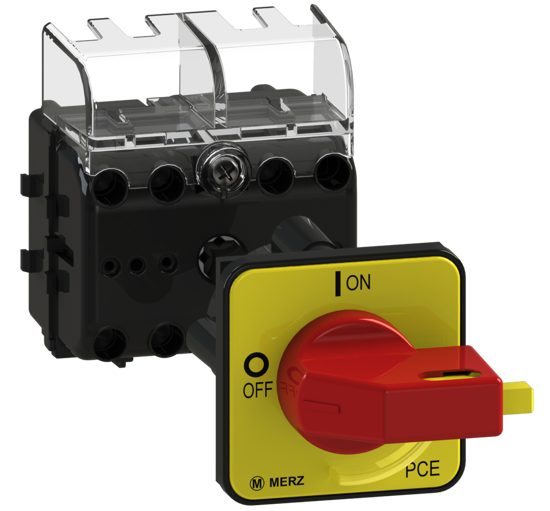 Picture of Interruptor ML0 3P 25A fix. base 2f/DIN, espelho AM/VM (2x🔒)