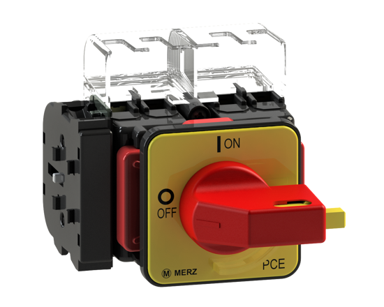 Picture of Interruptor ML0 3P 25A +1NA+1NF fix. frontal 2f, espelho VM/AM (2x🔒)