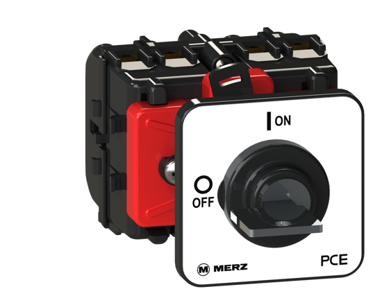 Picture of Interruptor ML0 4P 25A fix. central Ø22/30mm, acionado por🔑(⭪  pos 0-I)