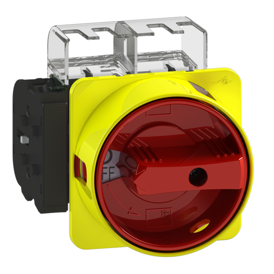 Picture of Interruptor ML0 4P 25A +1NA+1NF fix. frontal 2f, espelho VM/AM (3x🔒)