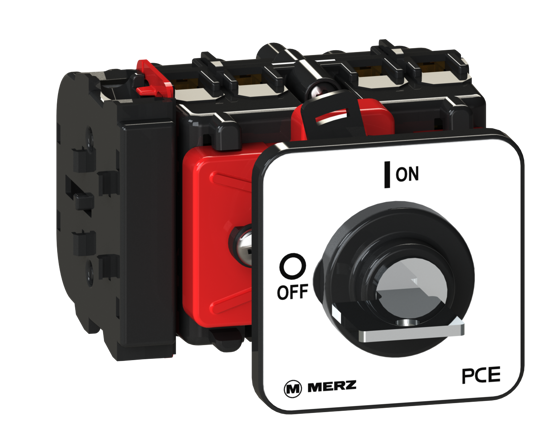 Picture of Interruptor ML0 4P 25A +1NA+1NF fix. central Ø22/30mm, acionado por🔑(⭪  pos 0)