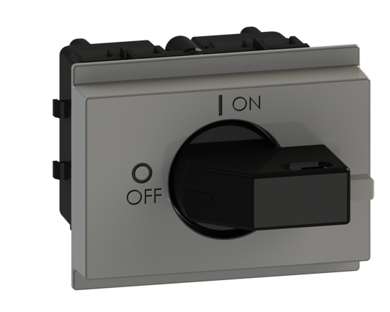 Picture of Interruptor ML0 3P 32A modular fix. base 2f/DIN, espelho CZ/PT (2x🔒)