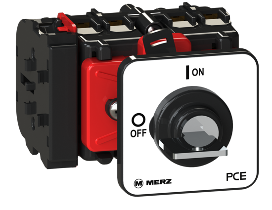 Picture of Interruptor ML0 3P 32A +1NA+1NF fix. central Ø22/30mm, acionado por🔑(⭪  pos 0-I)