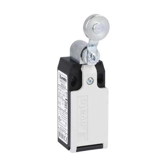 Picture of Fim-de-curso plástico+haste+rodízio metálico ação lenta 1NA+2NF