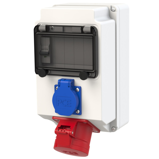 Picture of Quadro distribuição mural LECH 1x6 módulos IP54