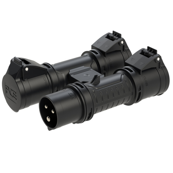 Picture of Distribuidor H-Connect  macho CEE 3P 16A 3x CEE 3P 16A, IP44