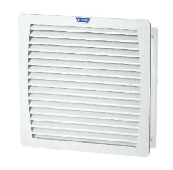 Picture of Ventilador c/grelha e filtro 1150/800m³/h 230Vac 320x320x162
