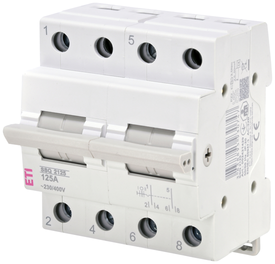 Picture of Inversor modular I-0-II 2p 125A 400V