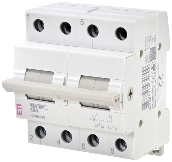 Picture of Inversor modular I-0-II 2p 80A 400V
