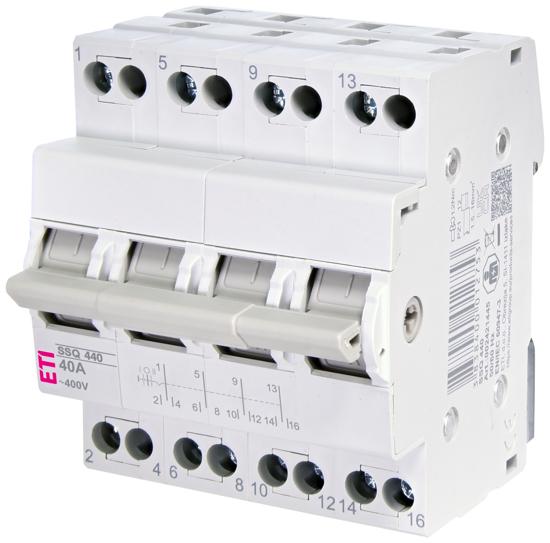 Picture of Inversor modular I-0-II 4p 40A 400V
