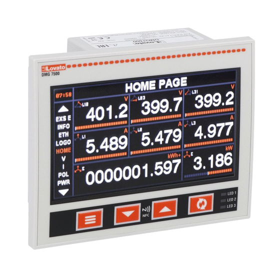 Picture of Analizador Redes c/ Display Largo (4,3") LCD Cores RS485