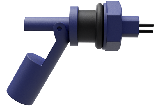 Picture of Sensor de nível horizontal exterior 230Vac 350Vdc -10 a 100ºC cabo 1,5mt